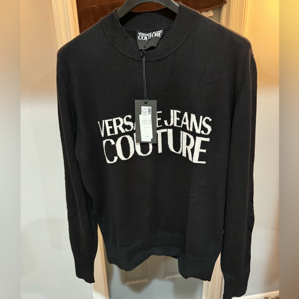 Versace jeans couture knit sweater size large